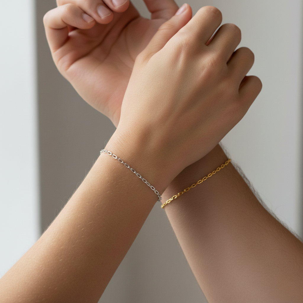 KIT DE BRACELETS PERMANENTS | Or et Argent