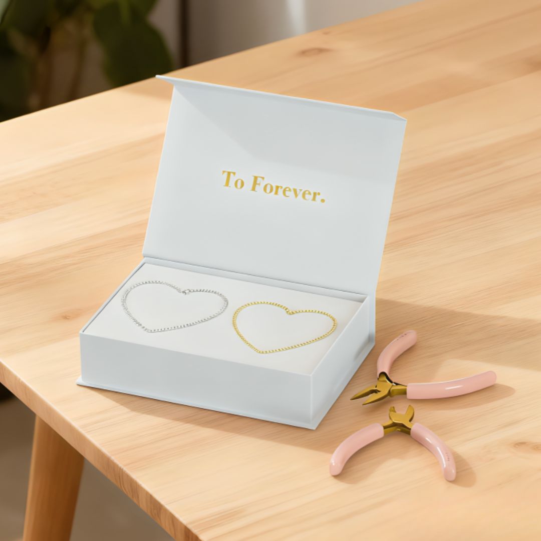 Kit bracelet permanent bicolore - Créez un bijou soudé symbolique