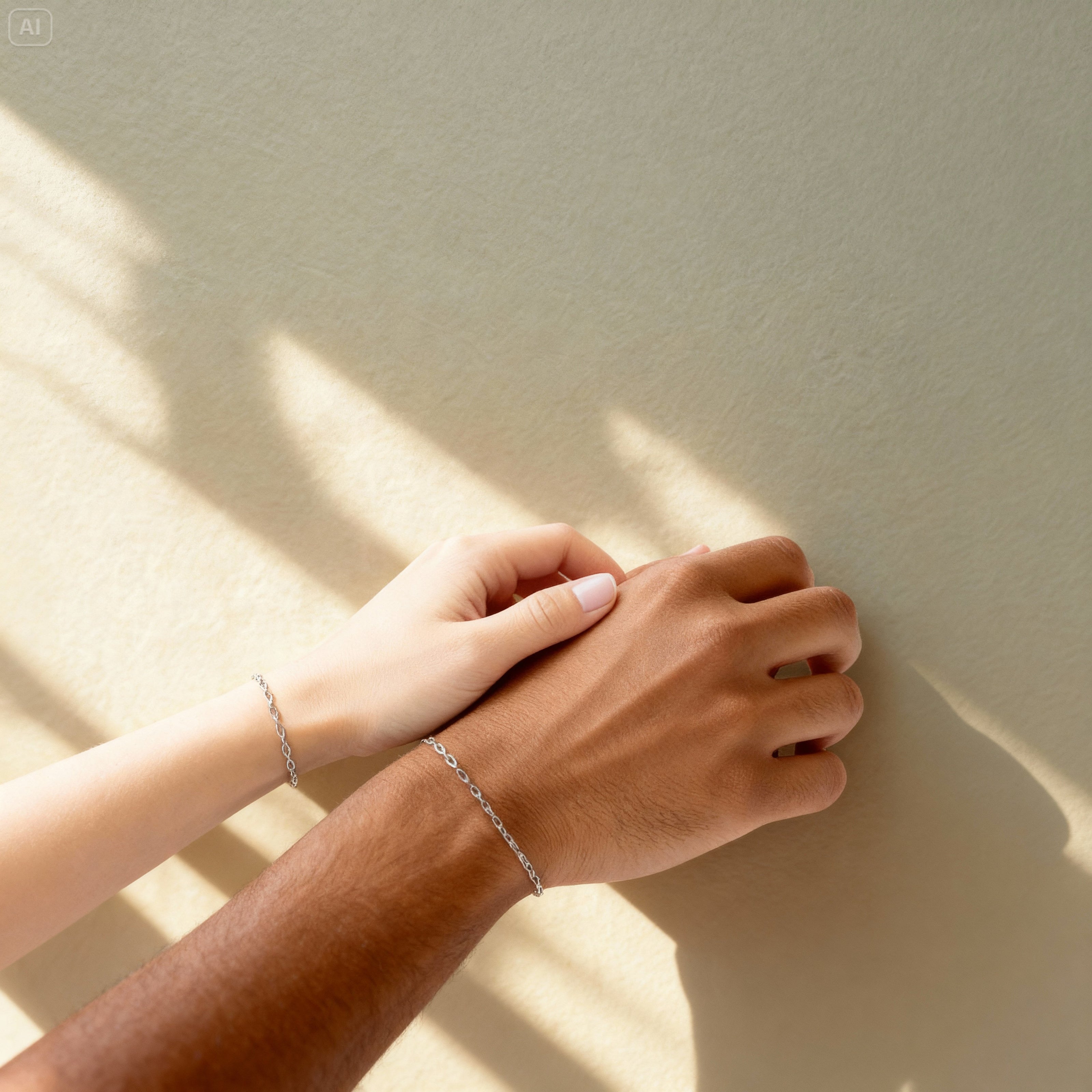 Bracelet permanent terminé porté pour toujours étape 4